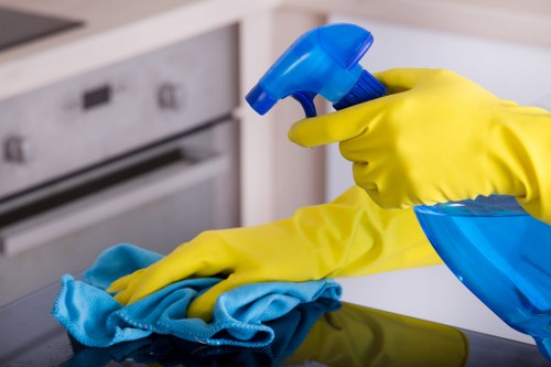 Professional hard floor cleaning in Roehampton for polished interior floors