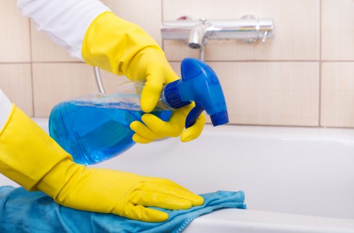 Oven cleaning service details and customer booking information